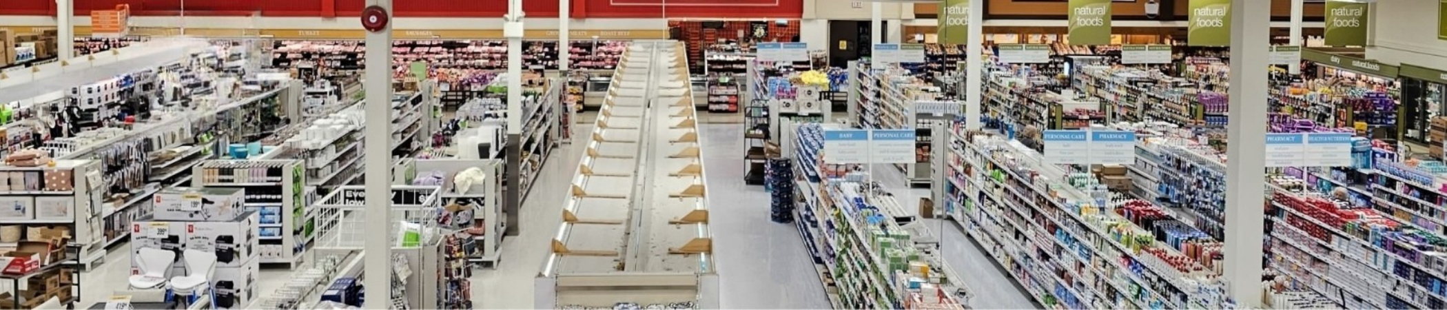 Photo de grande surface alimentaire